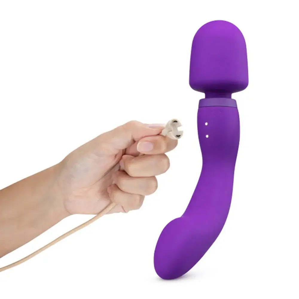 Wellness Dual Sense Wand Vibrator - Purple