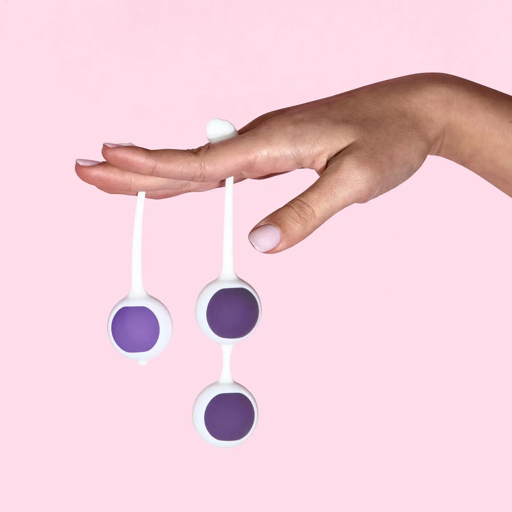 Blush Novelties® Wellness Kegel Training Kit - 6-Piece Weighted Pelvic Floor Exercise Set Purple