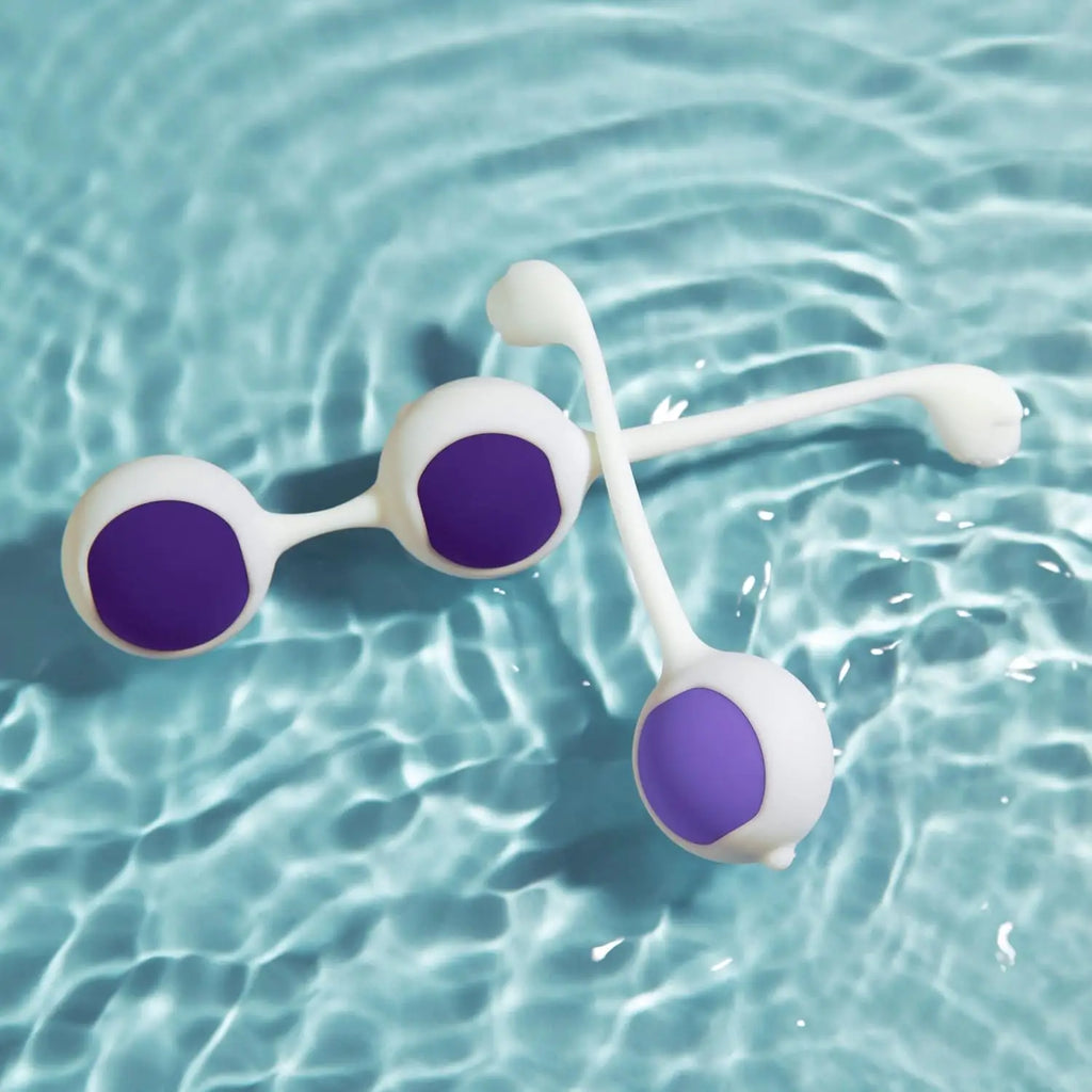 Blush Novelties® Wellness Kegel Training Kit - 6-Piece Weighted Pelvic Floor Exercise Set Purple