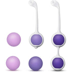 Blush Novelties® Wellness Kegel Training Kit - 6-Piece Weighted Pelvic Floor Exercise Set Purple