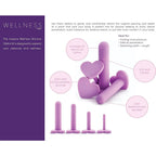 Blush Novelties® Wellness Silicone Dilator Set - 4-Piece Vaginal Kit Purple