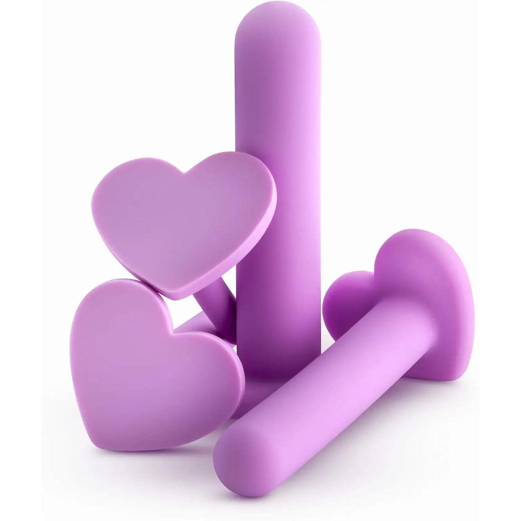 Blush Novelties® Wellness Silicone Dilator Set - 4-Piece Vaginal Kit Purple