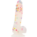 Bms Addiction 7.5" Party Marty Silicone Confetti Dildo