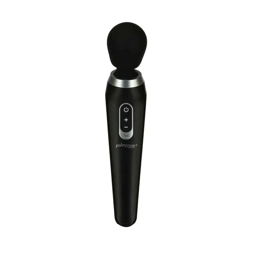 BMS PalmPower Extreme Rechargeable Wand Vibrator - Curved Handle & Flexible Head
