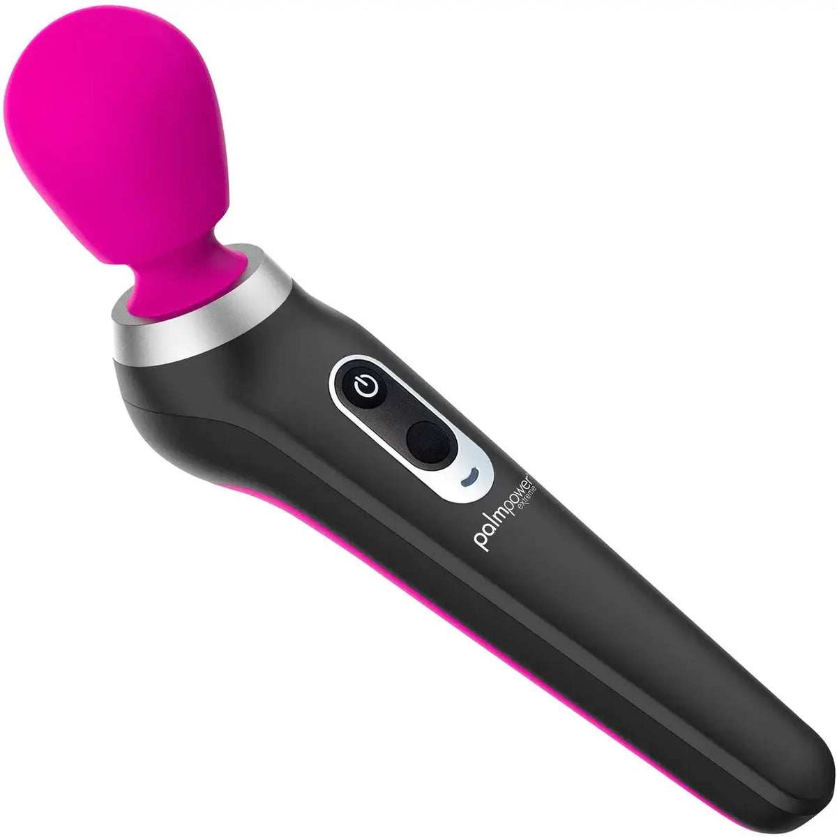 BMS PalmPower Extreme Rechargeable Wand Vibrator - Curved Handle & Flexible Head