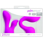 BMS PalmSensual G-Spot & Clitoral Attachments - 2-Piece Silicone Set for PalmPower Pink