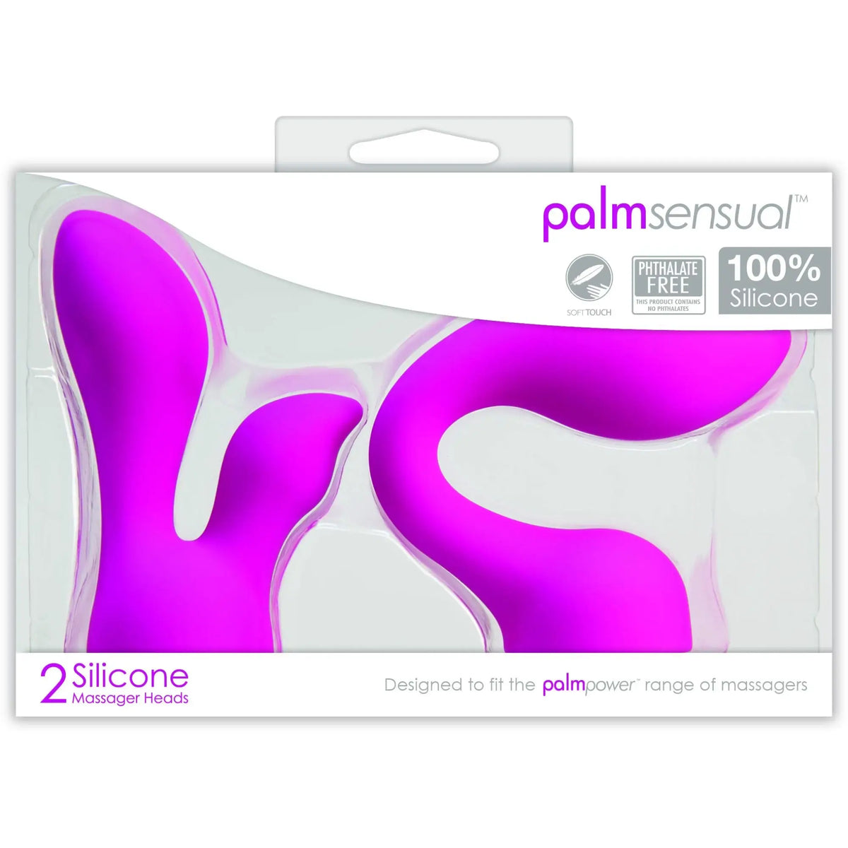 BMS PalmSensual G-Spot & Clitoral Attachments - 2-Piece Silicone Set for PalmPower Pink