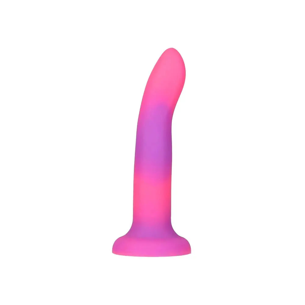 Rave Addiction 8’’ Glow in the Dark Dildo - Pink
