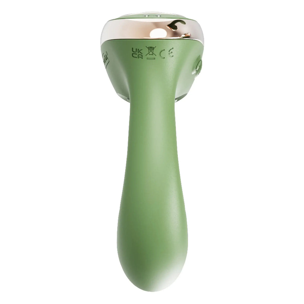 BMS Swan Reign Luxury Dual Stimulator | Clitoral + G-Spot | IPX7 Waterproof Olive