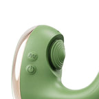 BMS Swan Reign Luxury Dual Stimulator | Clitoral + G-Spot | IPX7 Waterproof Olive