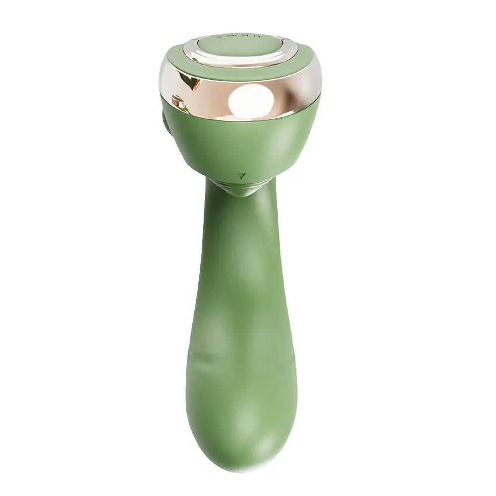 BMS Swan Reign Luxury Dual Stimulator | Clitoral + G-Spot | IPX7 Waterproof Olive