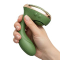 BMS Swan Reign Luxury Dual Stimulator | Clitoral + G-Spot | IPX7 Waterproof Olive