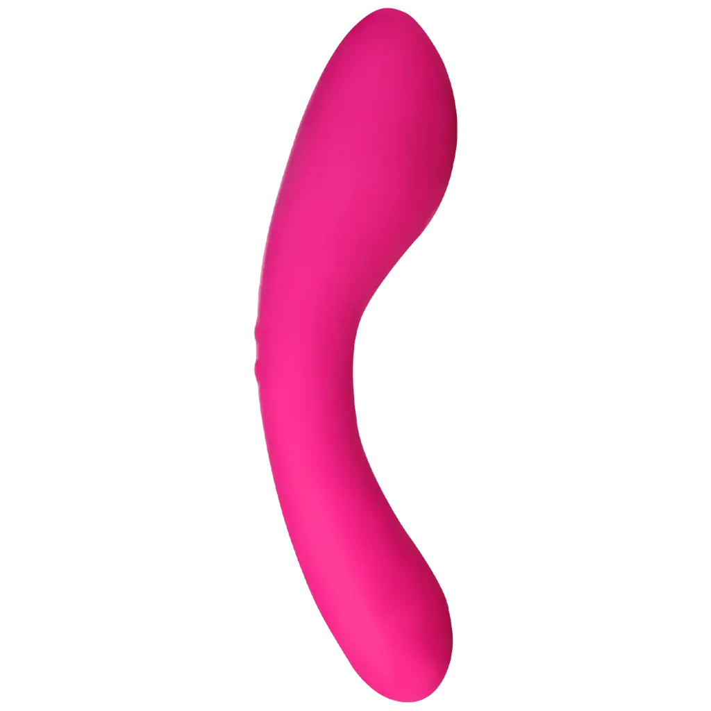 BMS Swan Wand Rechargeable Vibrator - Dual Motors with 7 Functions Each Hot Pink
