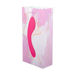 BMS Swan Wand Rechargeable Vibrator - Dual Motors with 7 Functions Each Hot Pink