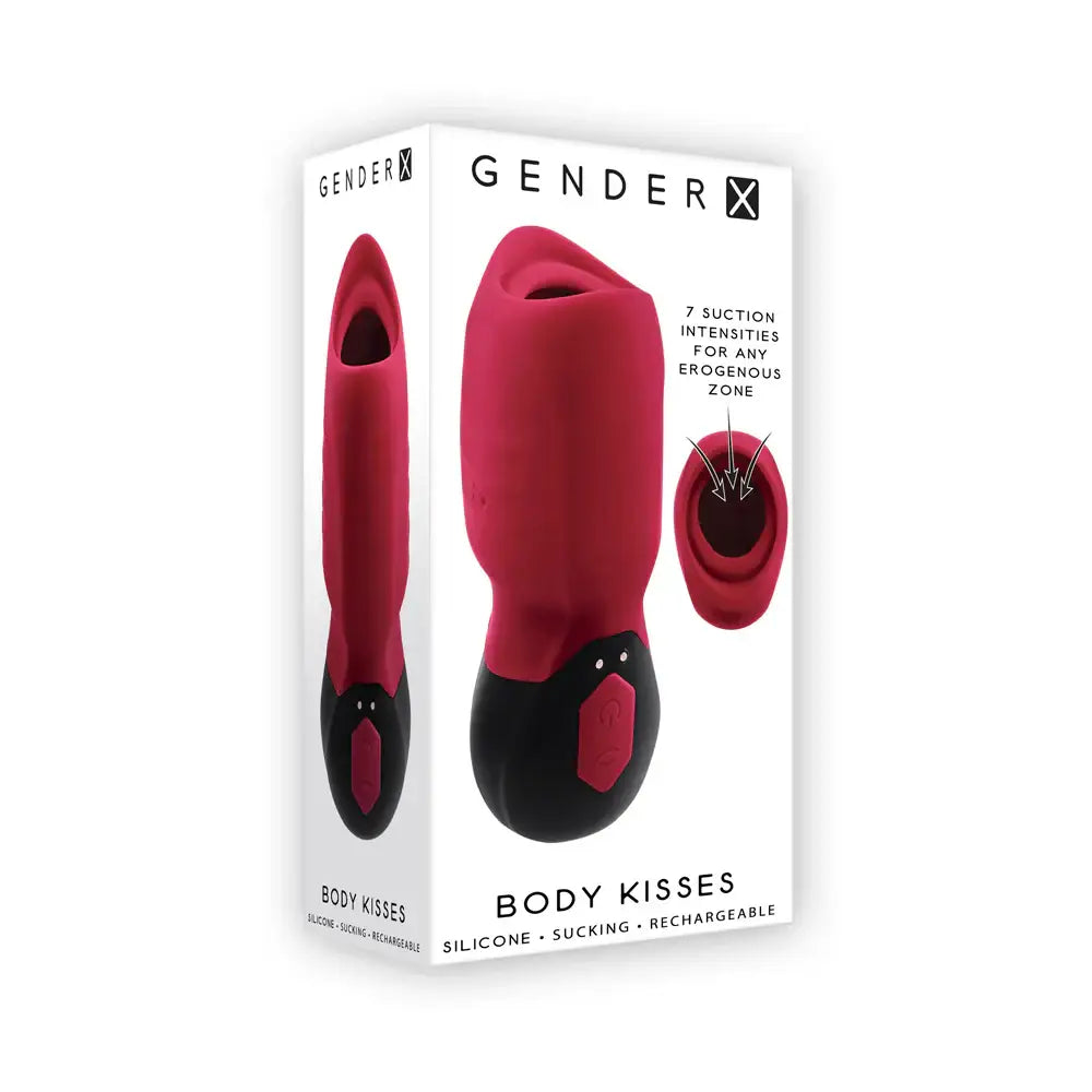Gender X Body Kisses Vibrating Suction Massager - Rolik®