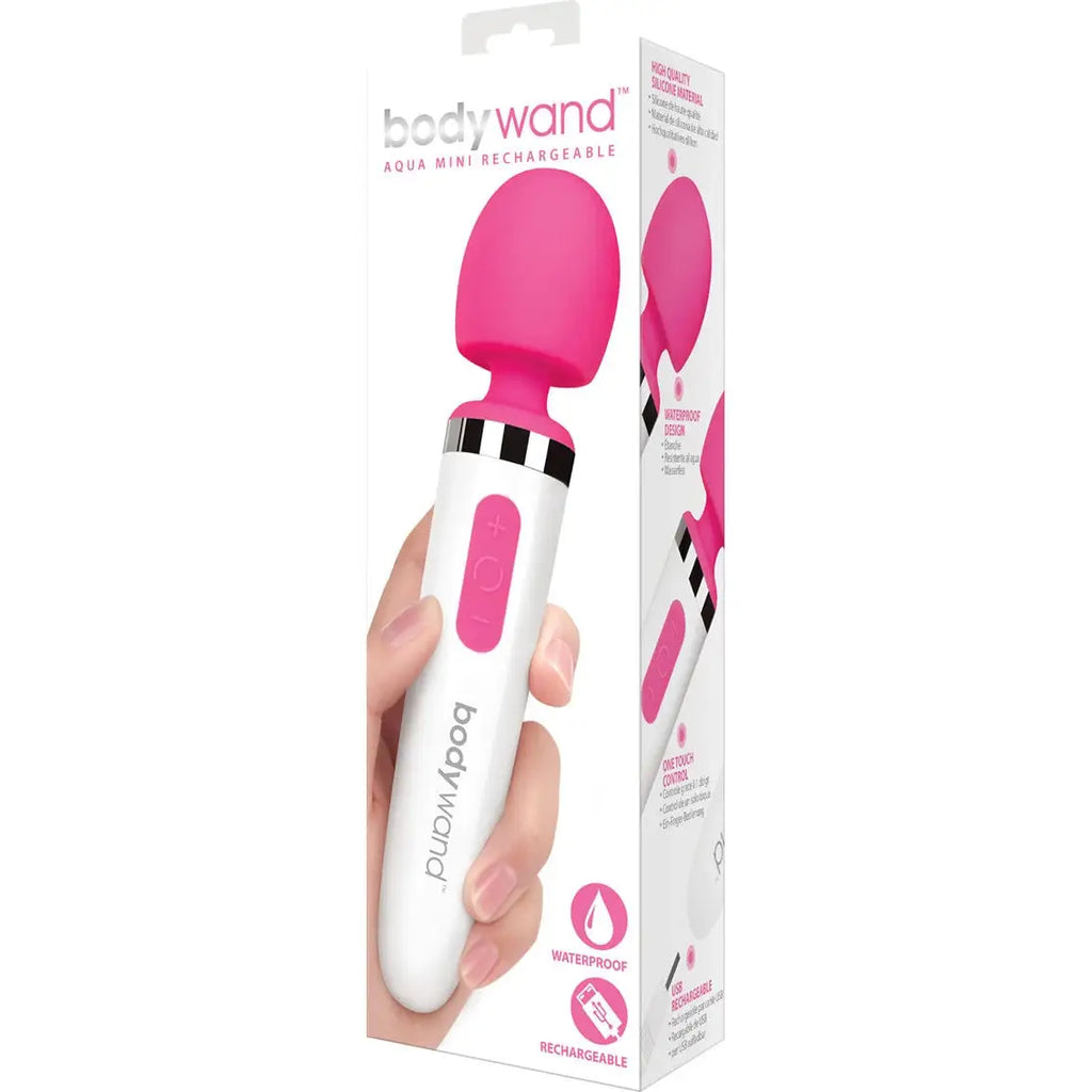 Bodywand™ Aqua Mini Silicone Rechargeable Wand Massager - Rolik®