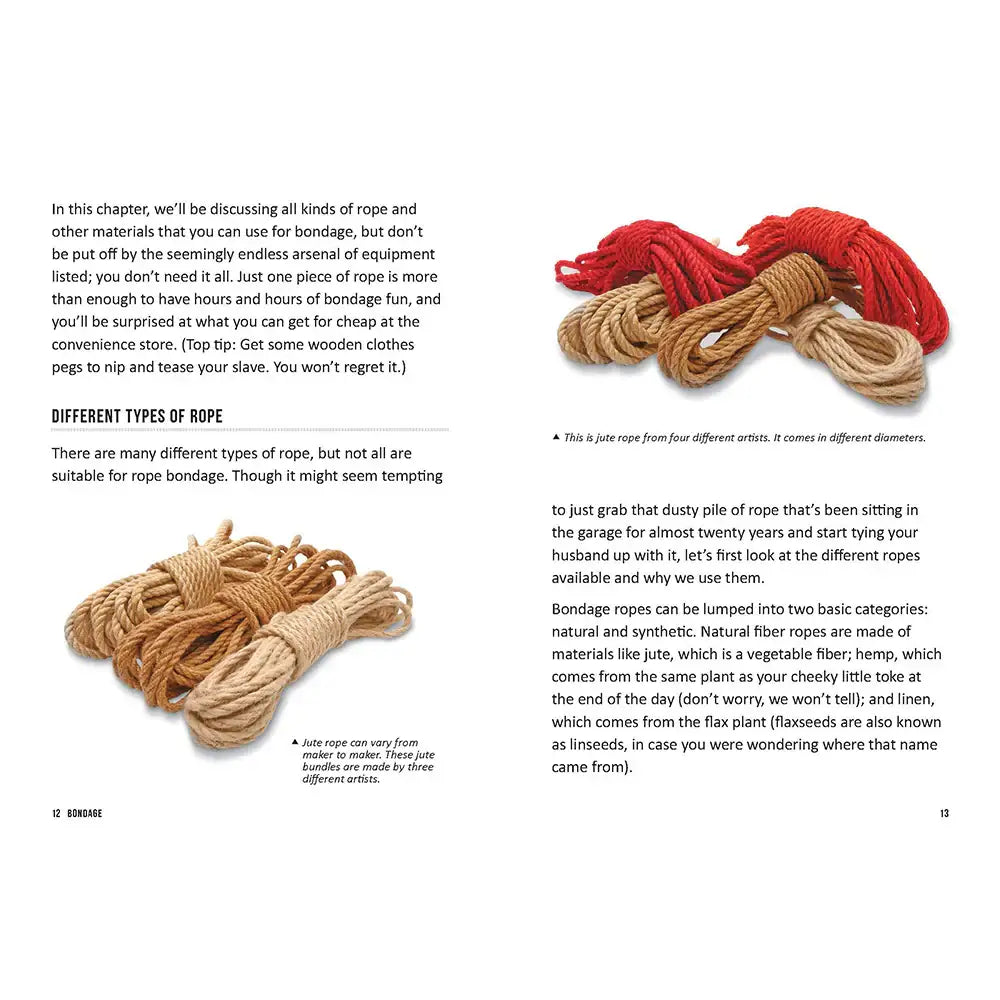 Bondage Mini Book - Books