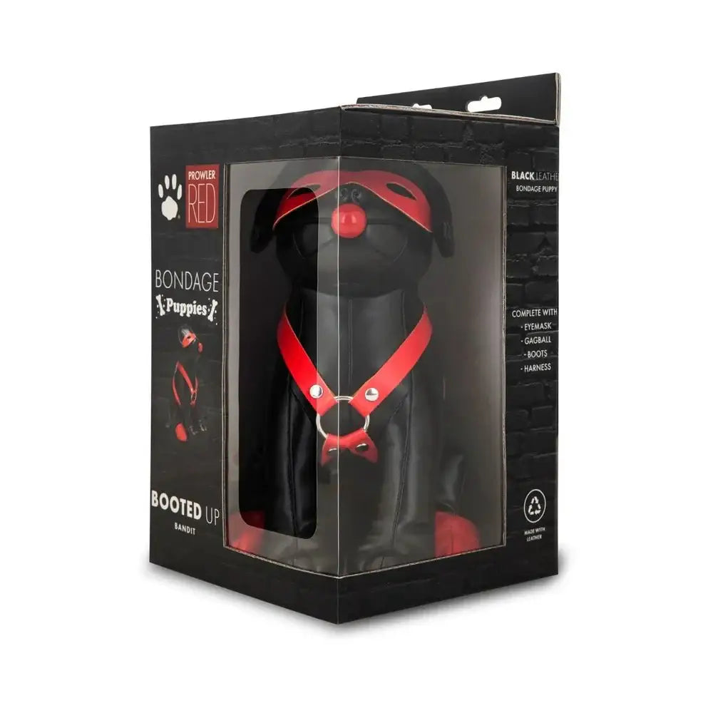 Bondage Puppies Booted Up Bandit Leather Stuffed Animal - Rolik®