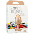 Booty Bling Heart Jeweled Metal Butt Plug