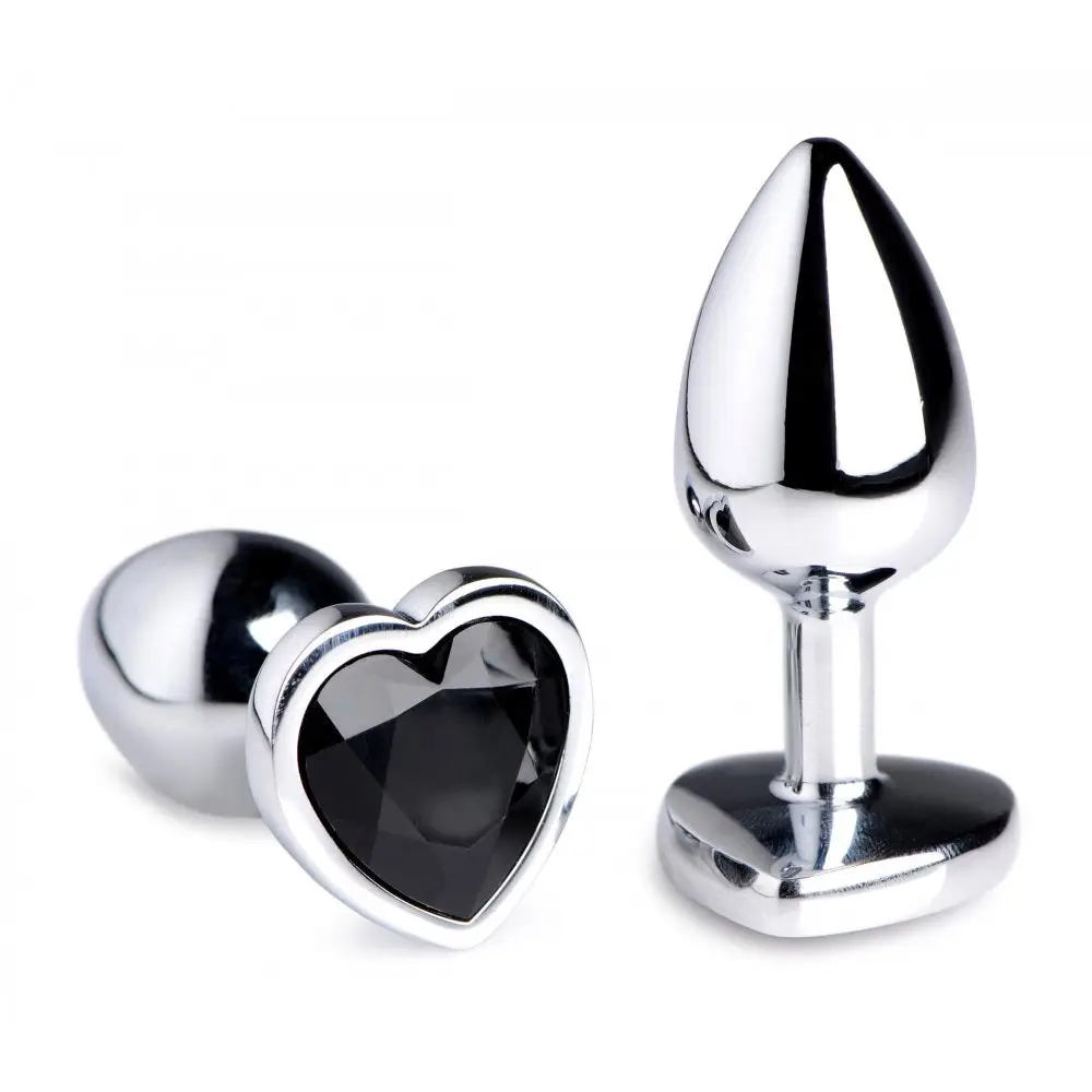 Booty Sparks™ Black Heart Anal Plug - Butt