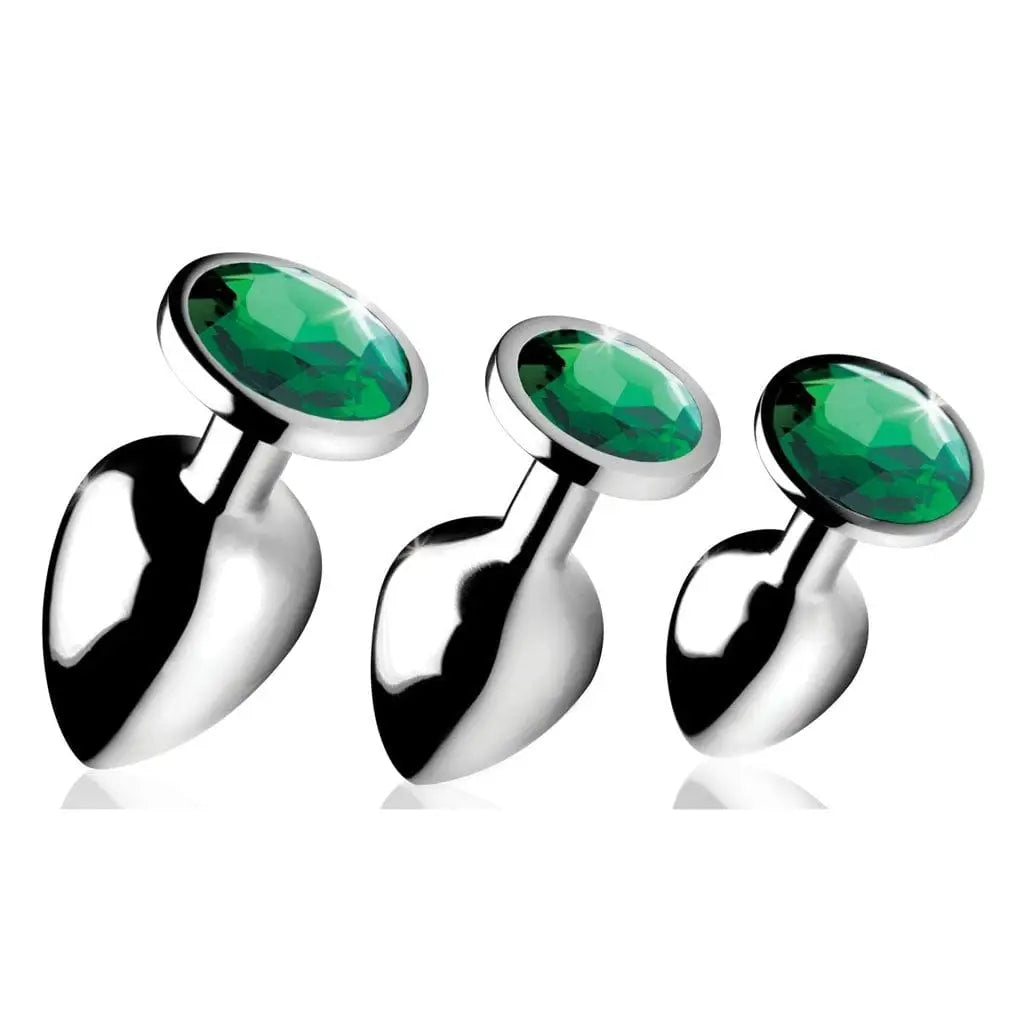 Booty Sparks™ Emerald Gem Anal Plug Set - Rolik®