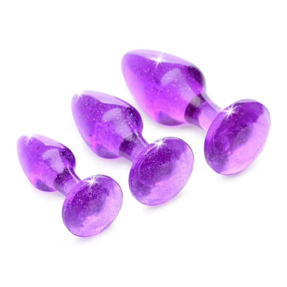 Booty Sparks™ Glitter Gem Anal Plug Set - Butt