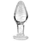 Booty Sparks™ Glow - In - The - Dark Glass Anal Plug - Rolik®