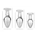 Booty Sparks™ Glow - In - The - Dark Glass Anal Plug - Rolik®