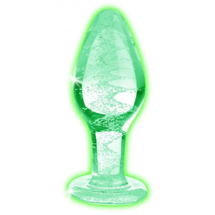 Booty Sparks™ Glow - In - The - Dark Glass Anal Plug - Rolik®