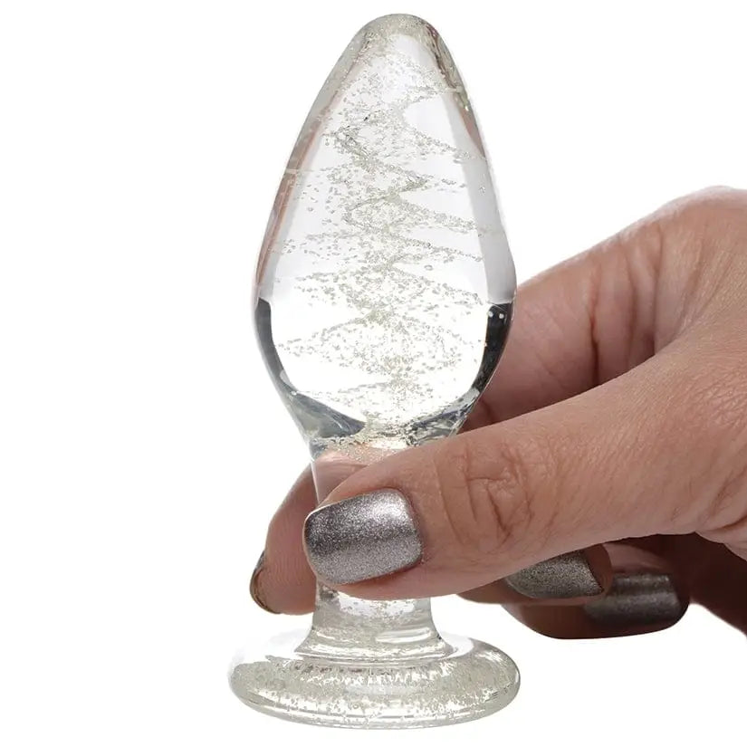 Booty Sparks™ Glow - In - The - Dark Glass Anal Plug - Rolik®