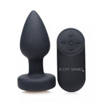 Booty Sparks™ Light Up Rechargeable Silicone Butt Plug - Small / Black