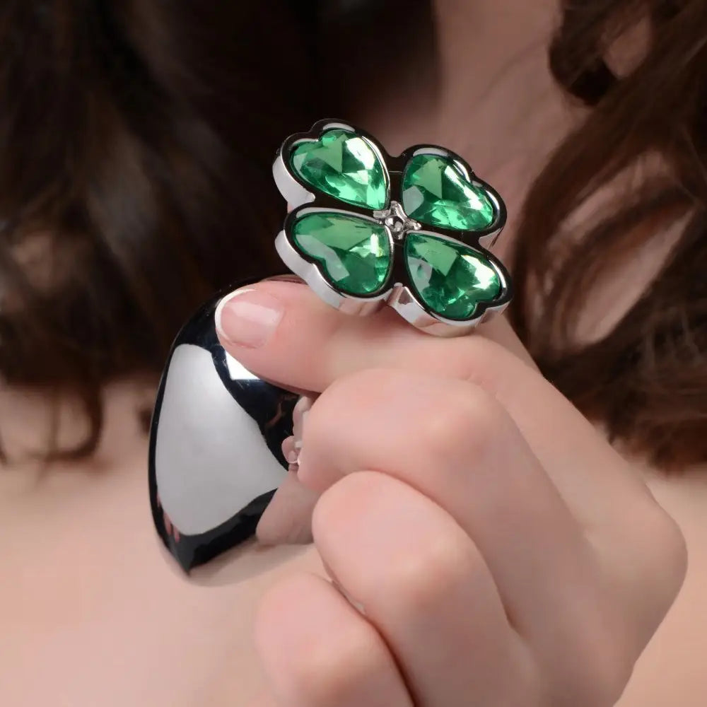 Booty Sparks™ Lucky Clover Gem Plug - Butt