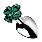Booty Sparks™ Lucky Clover Gem Plug - Medium / Green - Butt
