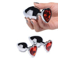 Booty Sparks™ Red Heart Gem Anal Plug Set - Rolik®