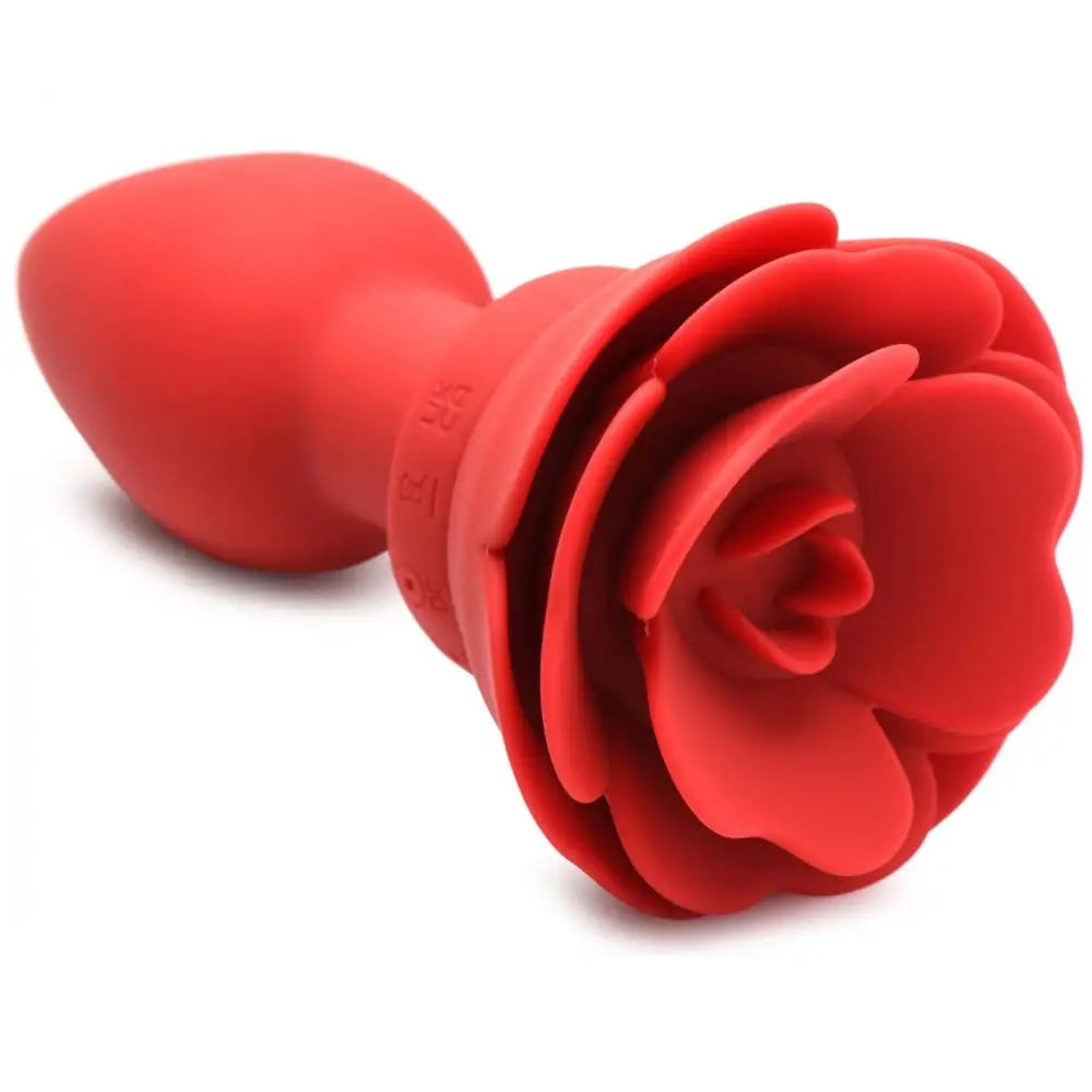 Booty Sparks™ Vibrating Rose Anal Plug with Remote - Rolik®