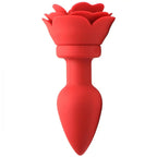 Booty Sparks™ Vibrating Rose Anal Plug with Remote - Rolik®