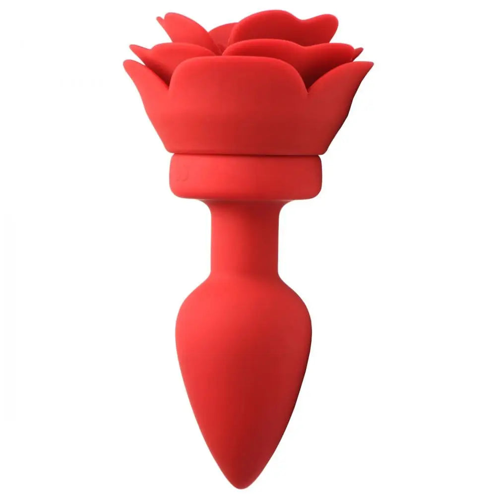 Booty Sparks™ Vibrating Rose Anal Plug with Remote - Rolik®