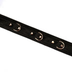 Boudoir Amor Collection Vegan Leather Collar with Leash