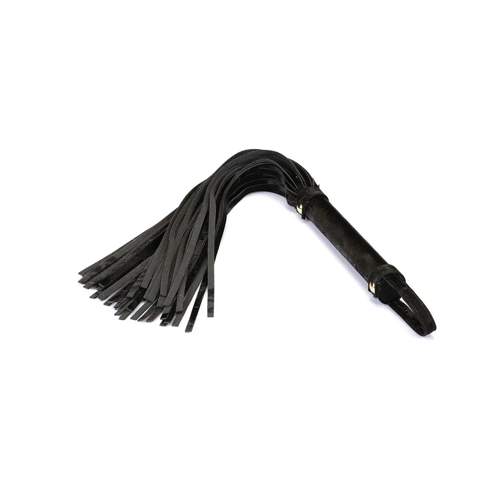 Black Boudoir Amor Collection Vegan Leather Flogger