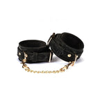 Black Boudoir Amor Collection Vegan Leather Handcuffs