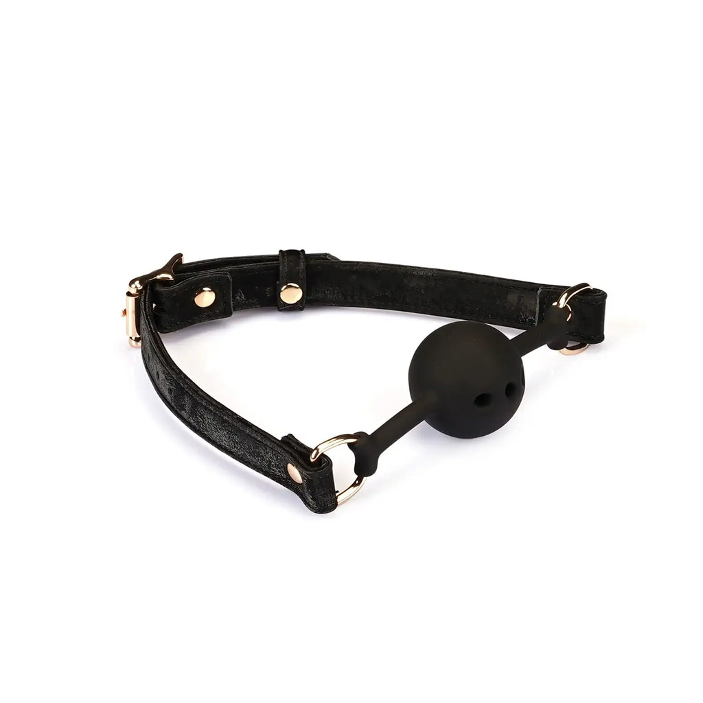 Boudoir Amor Collection Vegan Leather & Silicone Bag Gag
