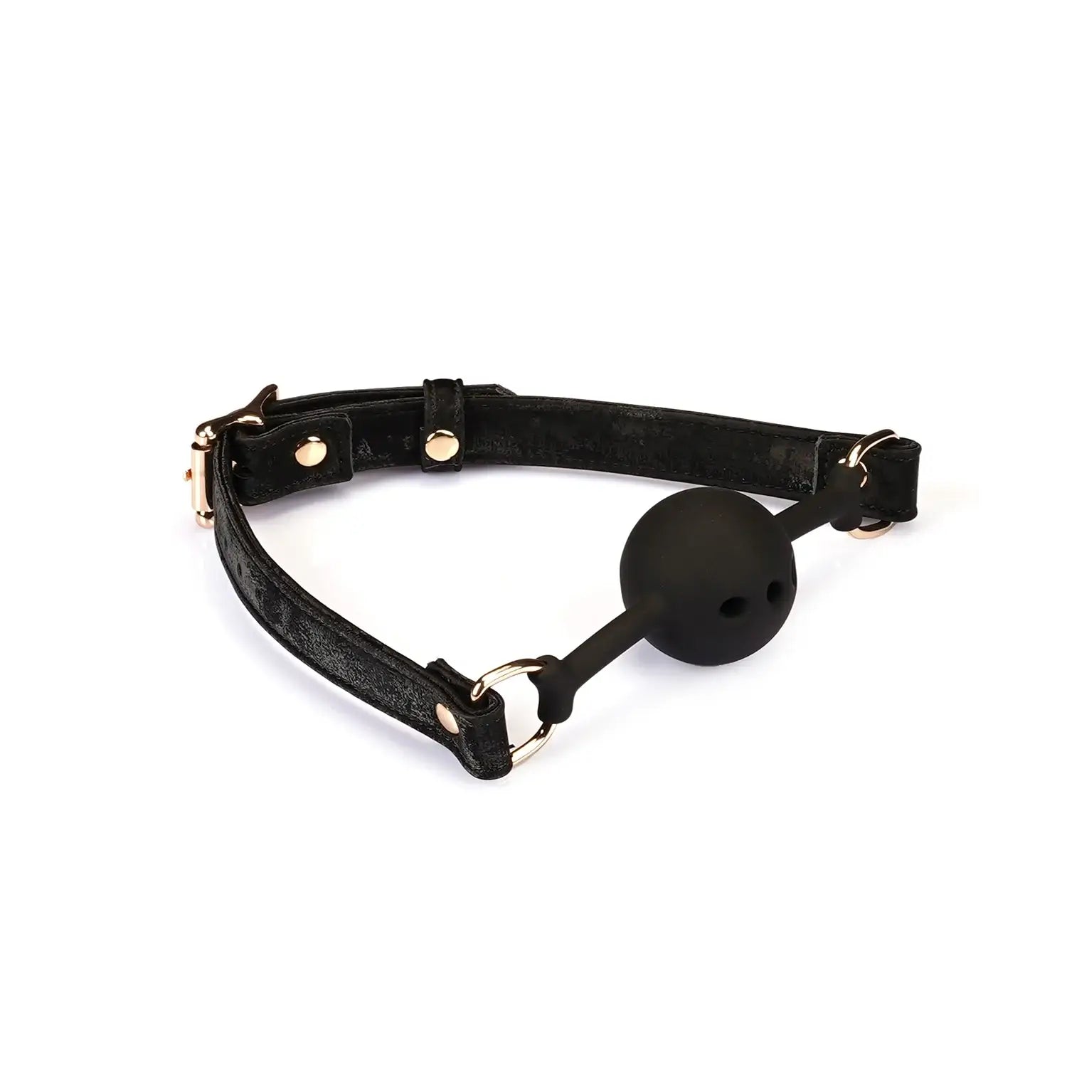 Boudoir Amor Collection Vegan Leather & Silicone Bag Gag