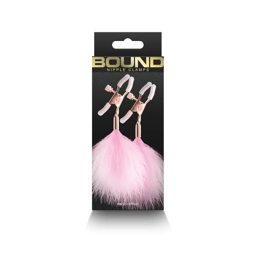 Bound Feather Nipple Clamps F1