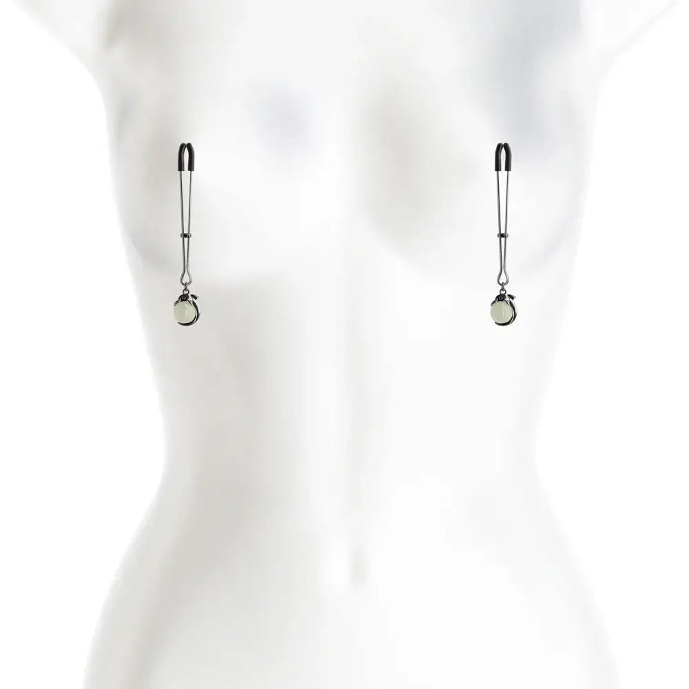 Bound Glow in the Dark Nipple Clamps G1