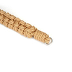 Khaki Bound You II Shibari Bondage Rope Collar with Lock