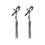 Bound Nipple Clamps D2 - Gunmetal Silver