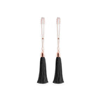 Bound Tassel Nipple Clamps T1 - Black