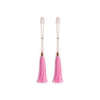 Bound Tassel Nipple Clamps T1 - Pink