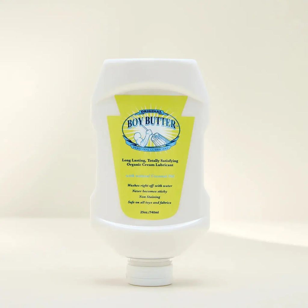Boy Butter™ Original Oil-Based Cream Lubricant 25 oz. Squeeze Bottle