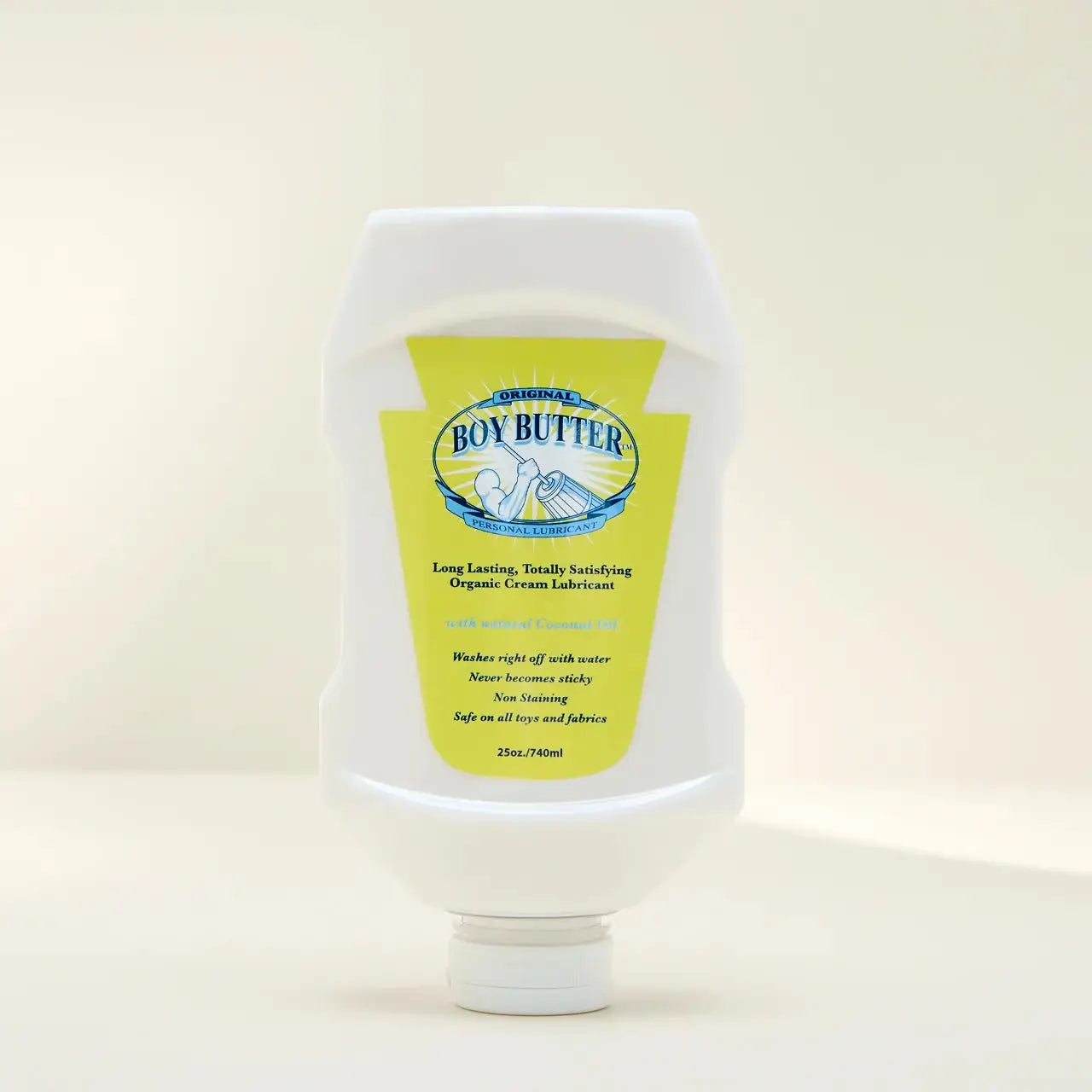 Boy Butter™ Original Oil-Based Cream Lubricant 25 oz. Squeeze Bottle